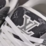 (BEST) Louis Vuitton LV Trainer Monogram Denim 'GREY'