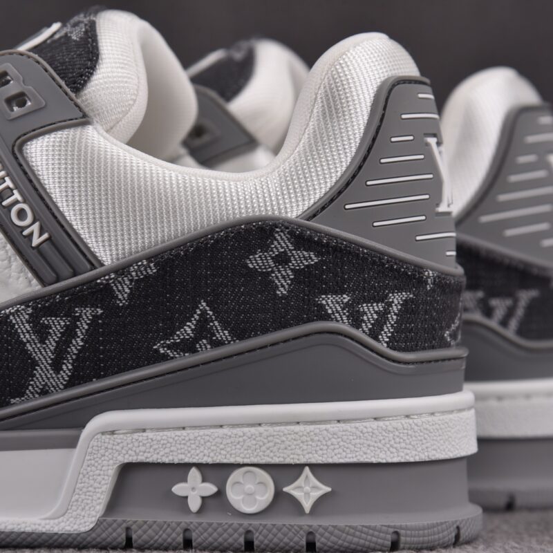 (BEST) Louis Vuitton LV Trainer Monogram Denim 'GREY'