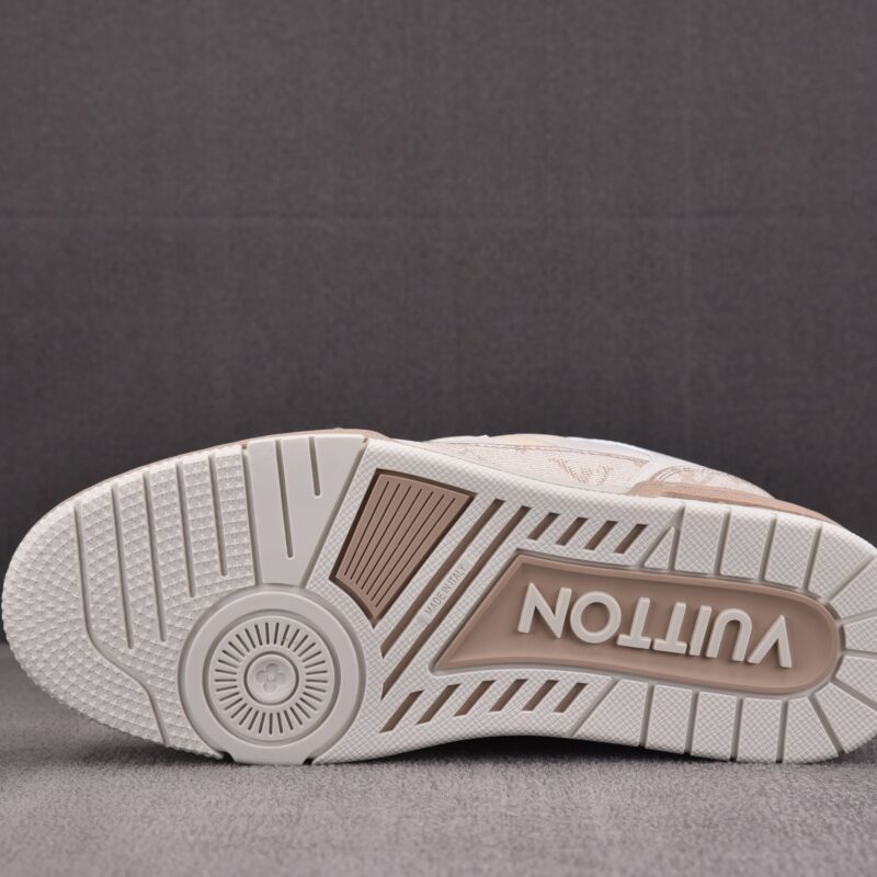 (BEST) Louis Vuitton LV Trainer Velcro 'BEIGE MONOGRAM'