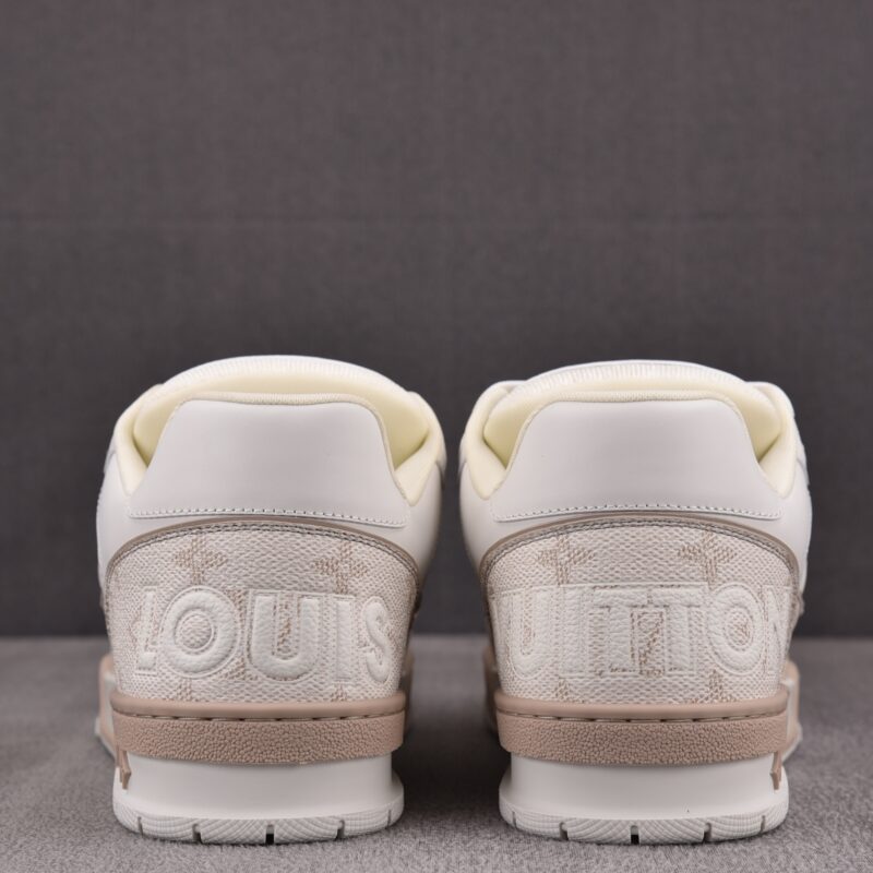 (BEST) Louis Vuitton LV Trainer Velcro 'BEIGE MONOGRAM'