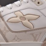 (BEST) Louis Vuitton LV Trainer Velcro 'BEIGE MONOGRAM'