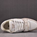 (BEST) Louis Vuitton LV Trainer Velcro 'BEIGE MONOGRAM'