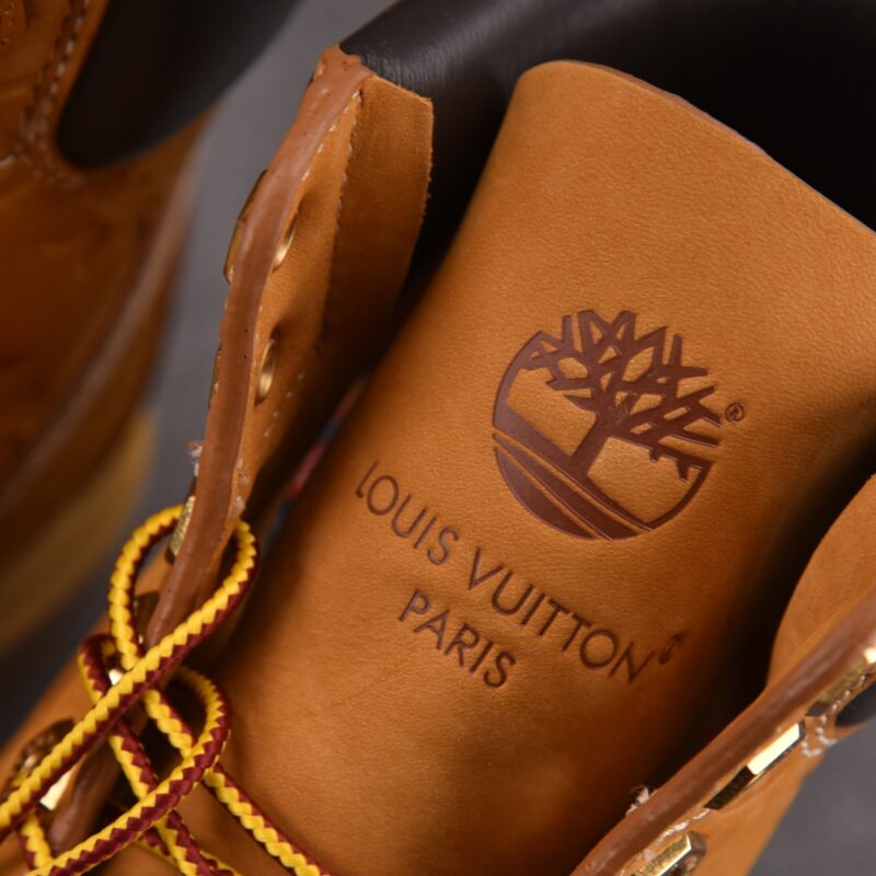 (BEST) Timberland 6 x Louis Vuitton Ankle Boot 'WHEAT MONOGRAM'