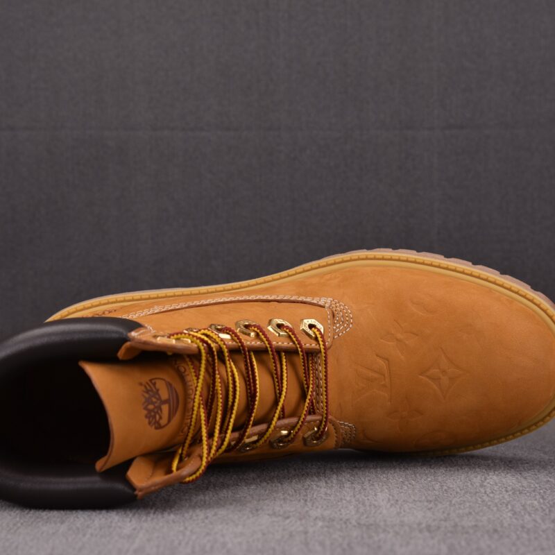 (BEST) Timberland 6 x Louis Vuitton Ankle Boot 'WHEAT MONOGRAM'