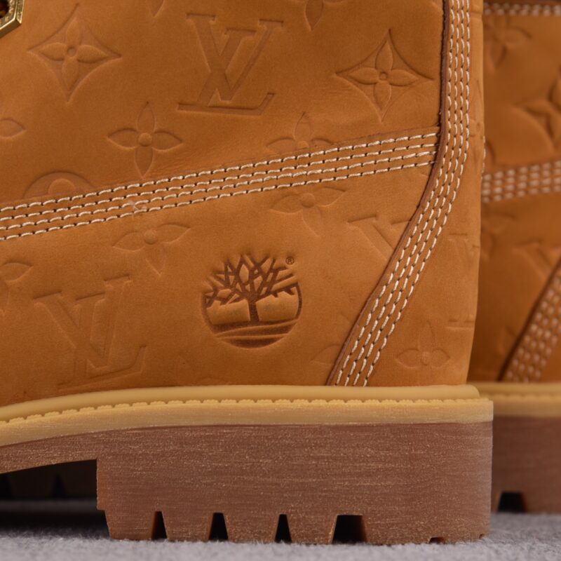 (BEST) Timberland 6 x Louis Vuitton Ankle Boot 'WHEAT MONOGRAM'