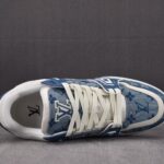 (BEST) Louis Vuitton Trainer by Virgil Abloh 'BLUE MONOGRAM'
