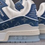 (BEST) Louis Vuitton Trainer by Virgil Abloh 'BLUE MONOGRAM'