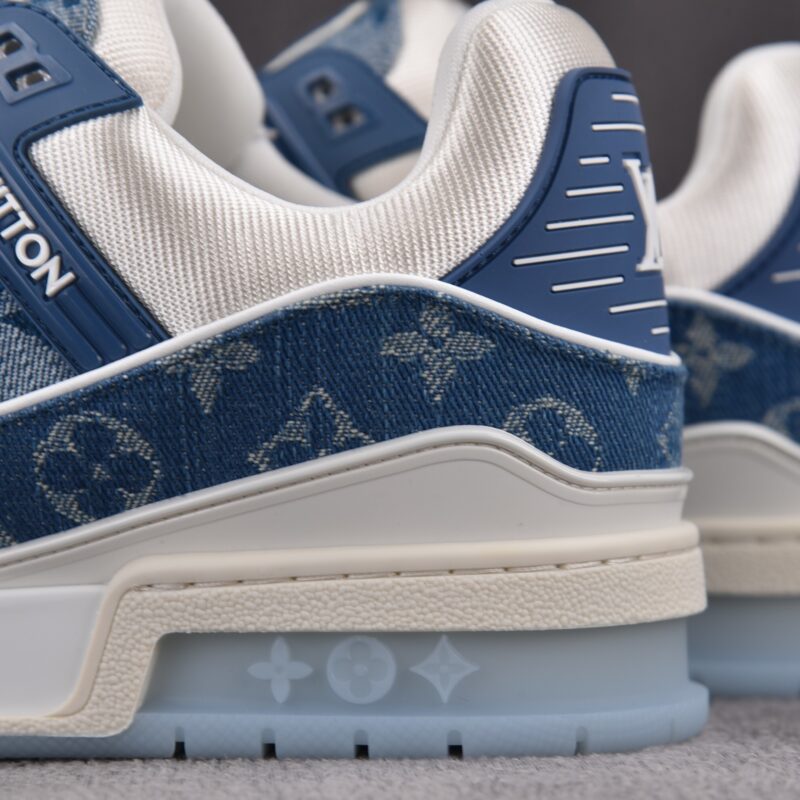 (BEST) Louis Vuitton Trainer by Virgil Abloh 'BLUE MONOGRAM'