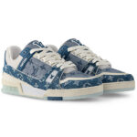 (BEST) Louis Vuitton Trainer by Virgil Abloh 'BLUE MONOGRAM'