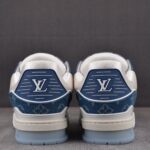 (BEST) Louis Vuitton Trainer by Virgil Abloh 'BLUE MONOGRAM'