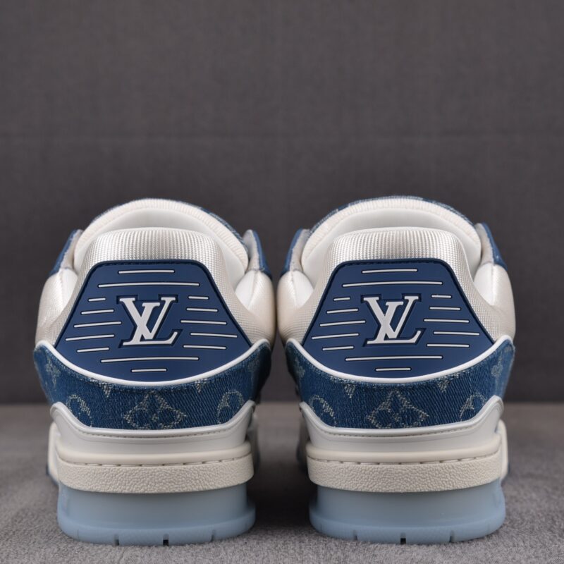 (BEST) Louis Vuitton Trainer by Virgil Abloh 'BLUE MONOGRAM'