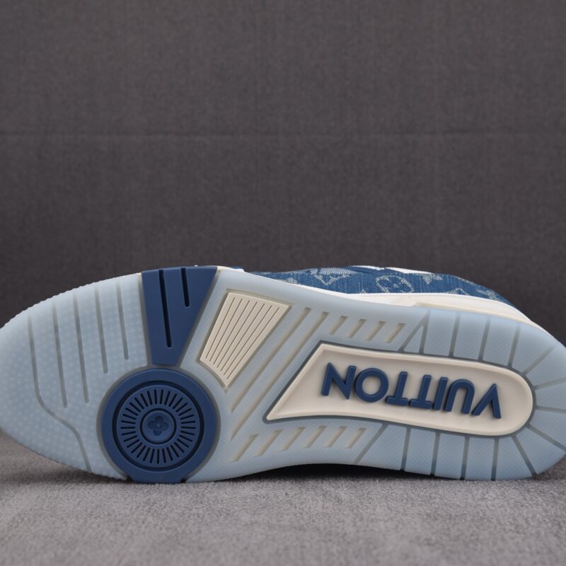 (BEST) Louis Vuitton Trainer by Virgil Abloh 'BLUE MONOGRAM'