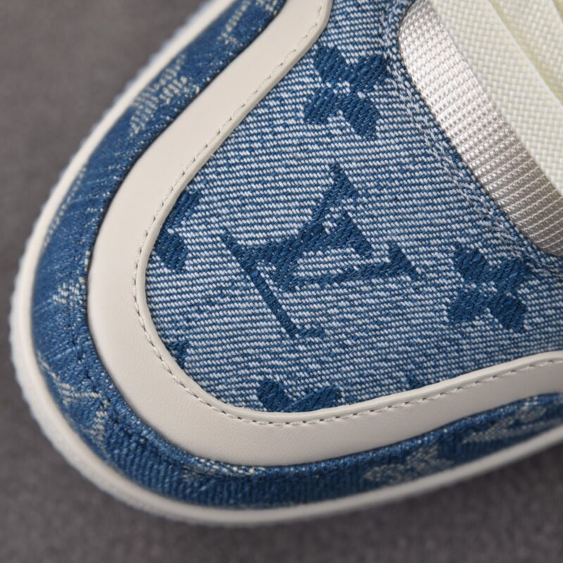 (BEST) Louis Vuitton Trainer by Virgil Abloh 'BLUE MONOGRAM'