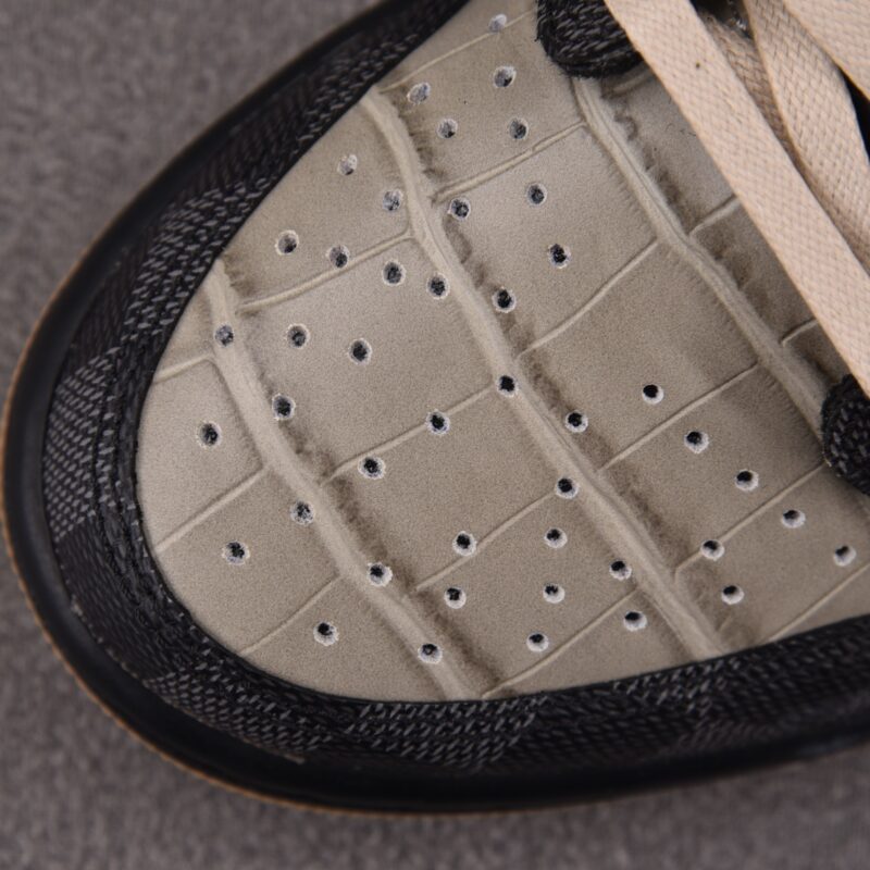 (BEST) Louis Vuitton x Air Jordan 1 Low 'CROCODILE SHADOW'