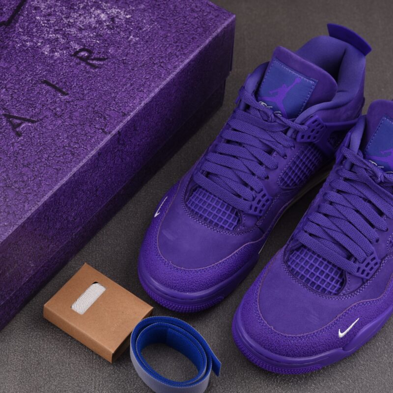 (BEST) Nigel Sylvester x Air Jordan 4 OG SP ‘PURPLE BRICK BY BRICK’