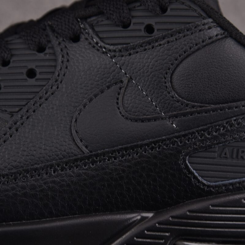 (BEST) Nike Air Max 90 Leather 'TRIPLE BLACK'