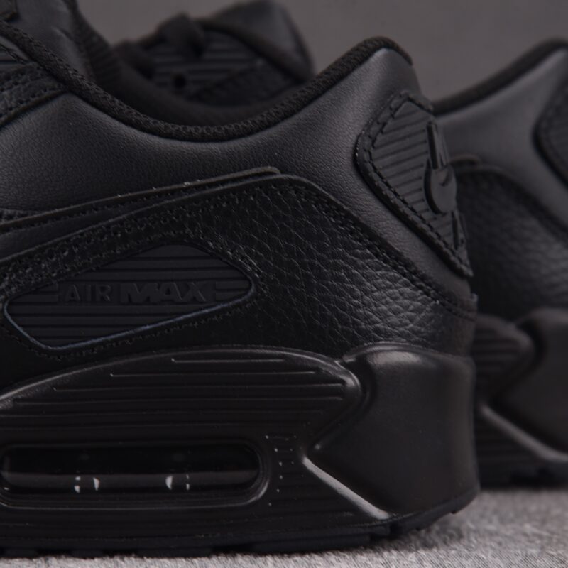 (BEST) Nike Air Max 90 Leather 'TRIPLE BLACK'