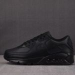 (BEST) Nike Air Max 90 Leather 'TRIPLE BLACK'
