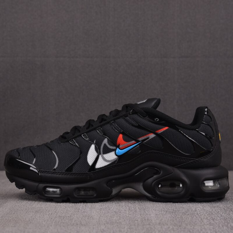 (BEST) Nike Air Max Plus Multi Swoosh 'BLACK CRIMSON'