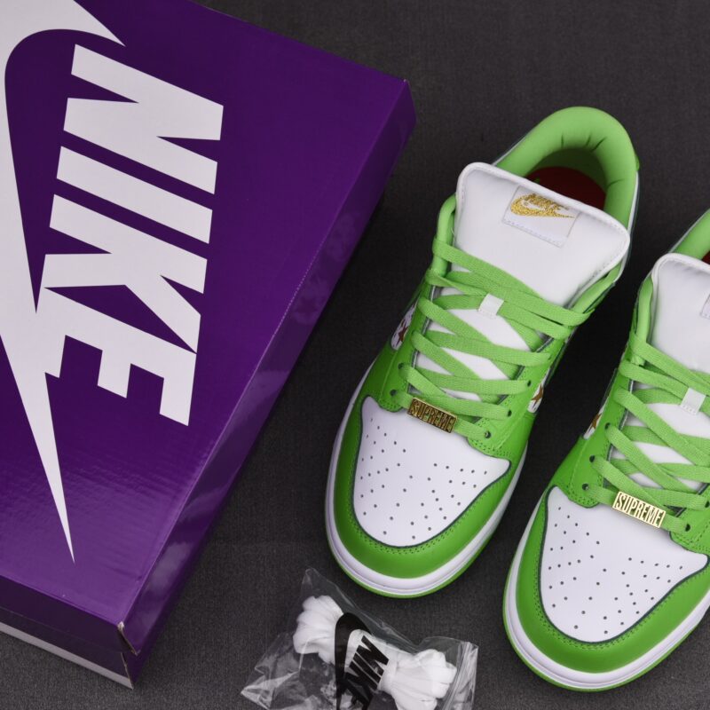 (BEST) Nike Supreme Dunk Low OG SB 'MEAN GREEN'