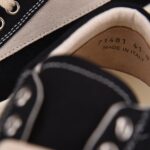 (BEST) Rick Owens Canvas Vintage ‘BLACK MILK WHITE’ Sneakers