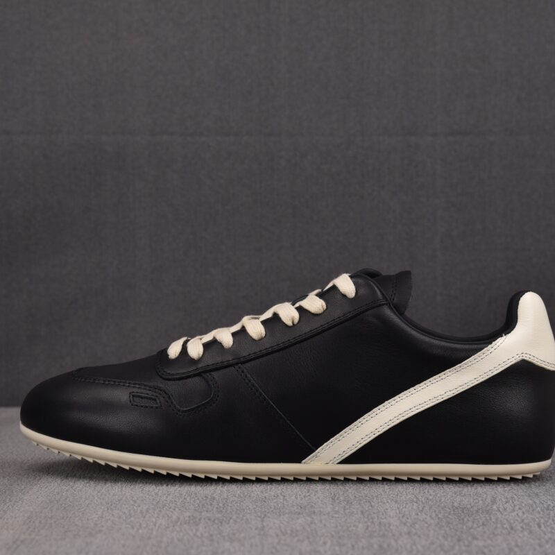 (BEST) Rick Owens Concordians Minimal Sneaker 'BLACK MILK'