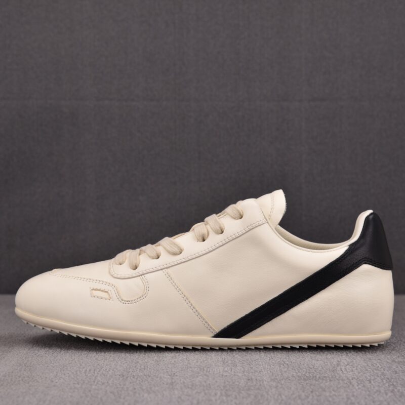 (BEST) Rick Owens Concordians Minimal Sneaker 'MILK BLACK'