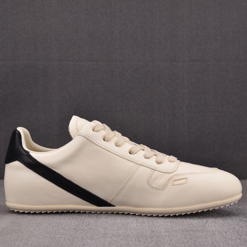 (BEST) Rick Owens Concordians Minimal Sneaker 'MILK BLACK'
