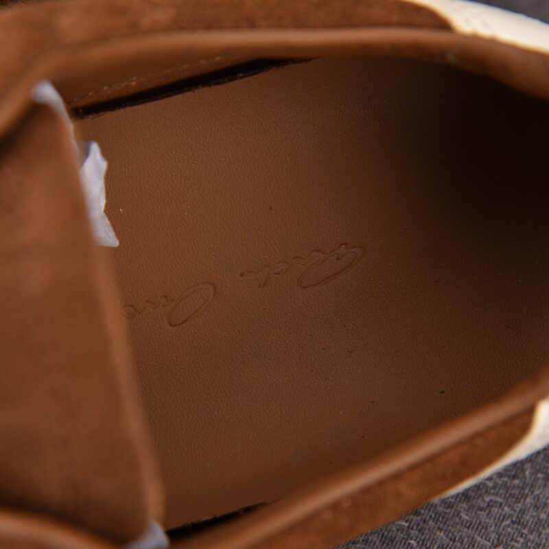 (BEST) Rick Owens Minimal Sneak Suede Leather Panel Sneakers 'BROWN'