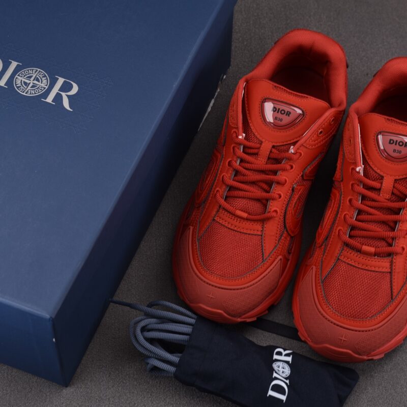 (BEST) Stone Island x Dior B30 Sneaker 'RED'