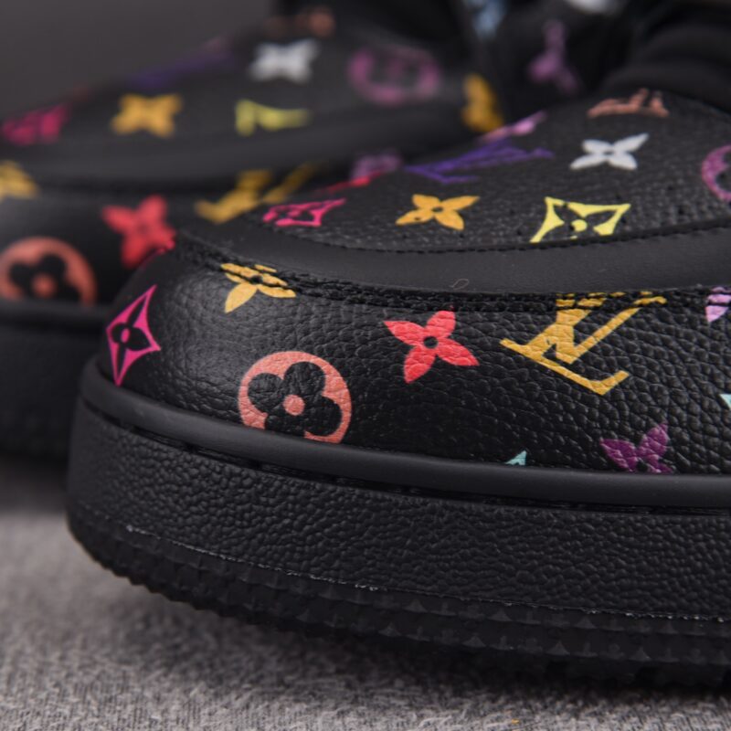 (BEST) Takashi Murakami x Louis vuitton LV Trainer Sneaker ‘BLACK’