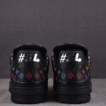 (BEST) Takashi Murakami x Louis vuitton LV Trainer Sneaker ‘BLACK’