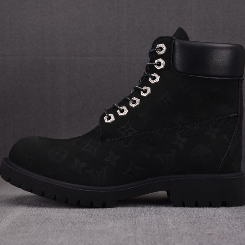 (BEST) Timberland 6 x Louis Vuitton Ankle Boot 'BLACK MONOGRAM'