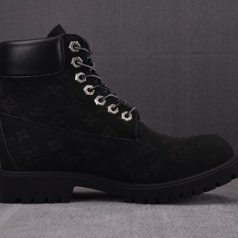 (BEST) Timberland 6 x Louis Vuitton Ankle Boot 'BLACK MONOGRAM'