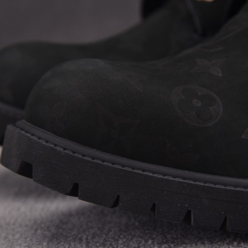 (BEST) Timberland 6 x Louis Vuitton Ankle Boot 'BLACK MONOGRAM'
