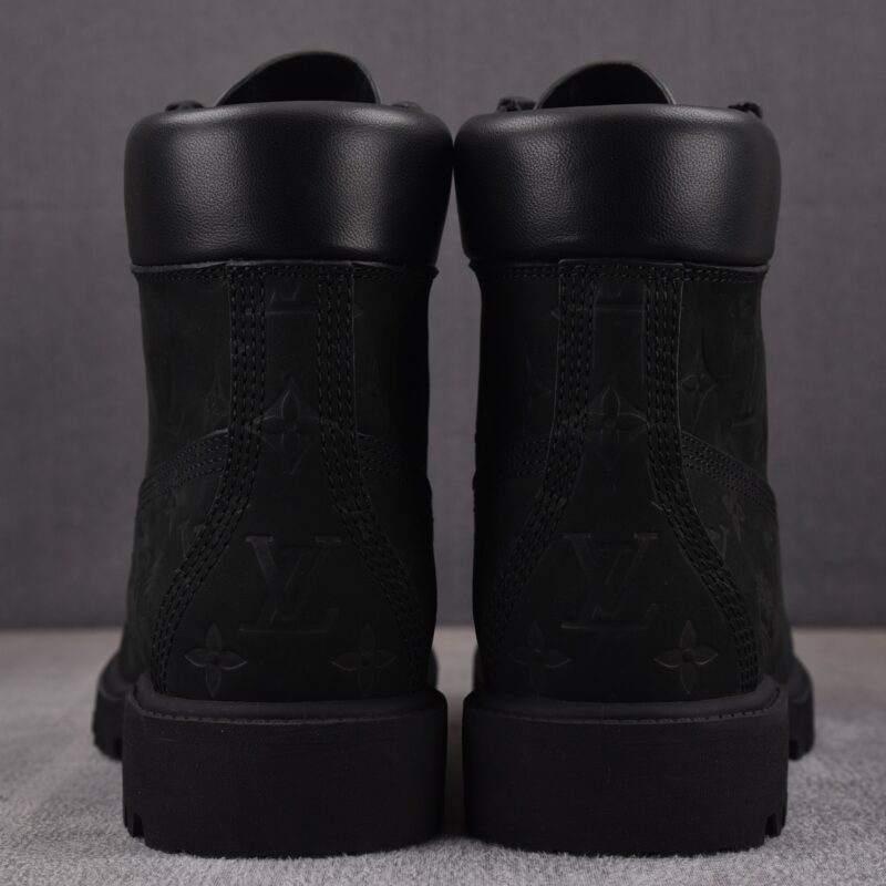 (BEST) Timberland 6 x Louis Vuitton Ankle Boot 'BLACK MONOGRAM'