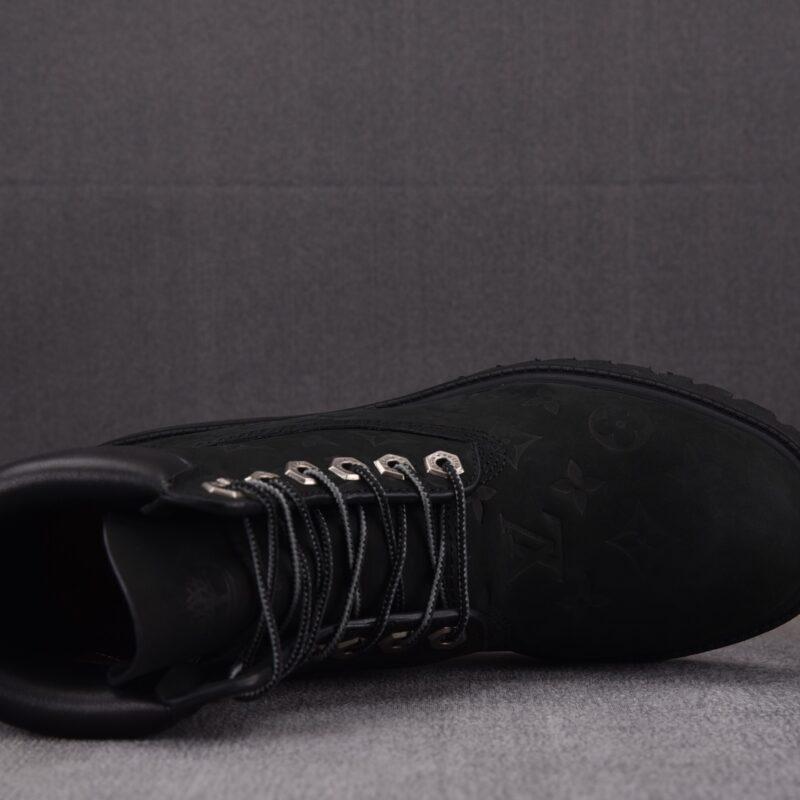 (BEST) Timberland 6 x Louis Vuitton Ankle Boot 'BLACK MONOGRAM'