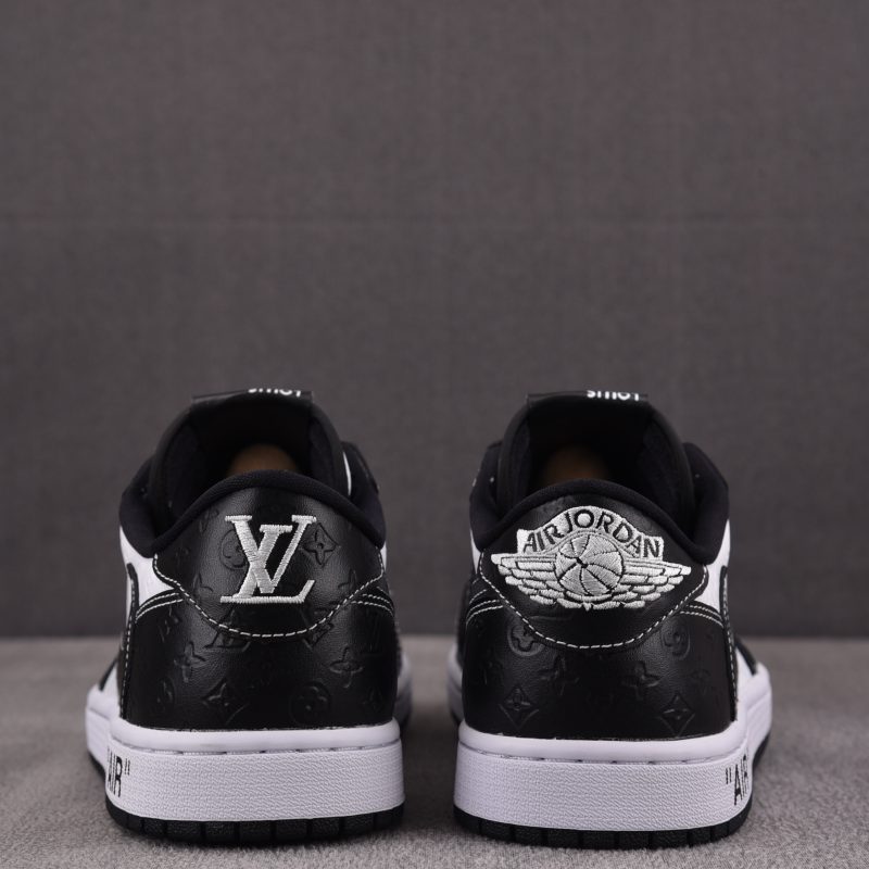 (BEST) Jordan 1 Low Travis Scott x LV x OFF-WHITE 'Black'