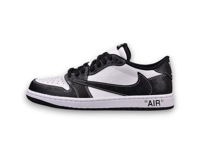 (BEST) Jordan 1 Low Travis Scott x LV x OFF-WHITE 'Black'