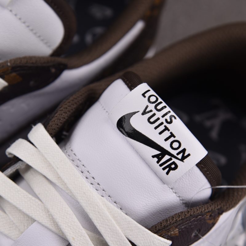 (BEST) Jordan 1 Low Travis Scott x LV x OFF-WHITE 'Brown'