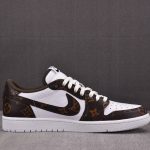 (BEST) Jordan 1 Low Travis Scott x LV x OFF-WHITE 'Brown'