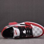 (BEST) Jordan 1 Low Travis Scott x LV x OFF-WHITE 'Red'