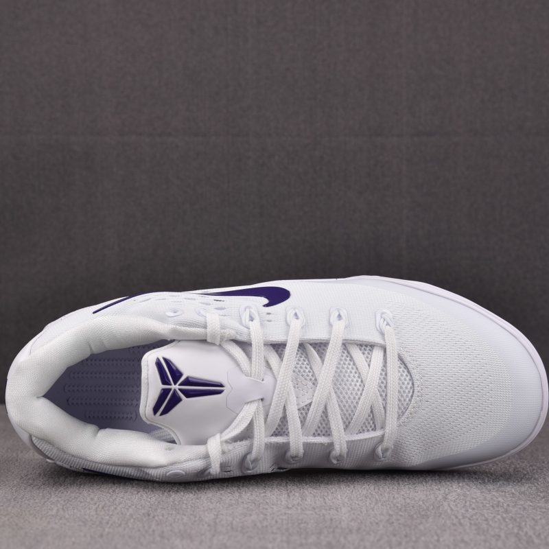 (BEST) Kobe 9 Elite Low EM Protro White Court Purple