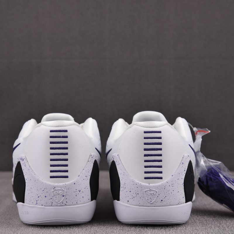 (BEST) Kobe 9 Elite Low EM Protro White Court Purple