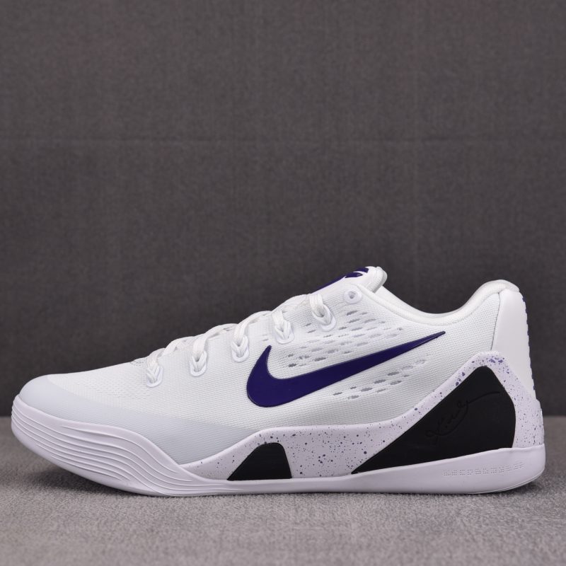 (BEST) Kobe 9 Elite Low EM Protro White Court Purple