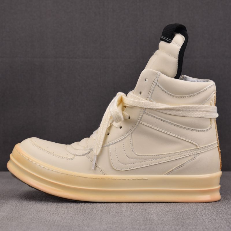 (BEST) Rick Owens Dunk Geobasket Milk