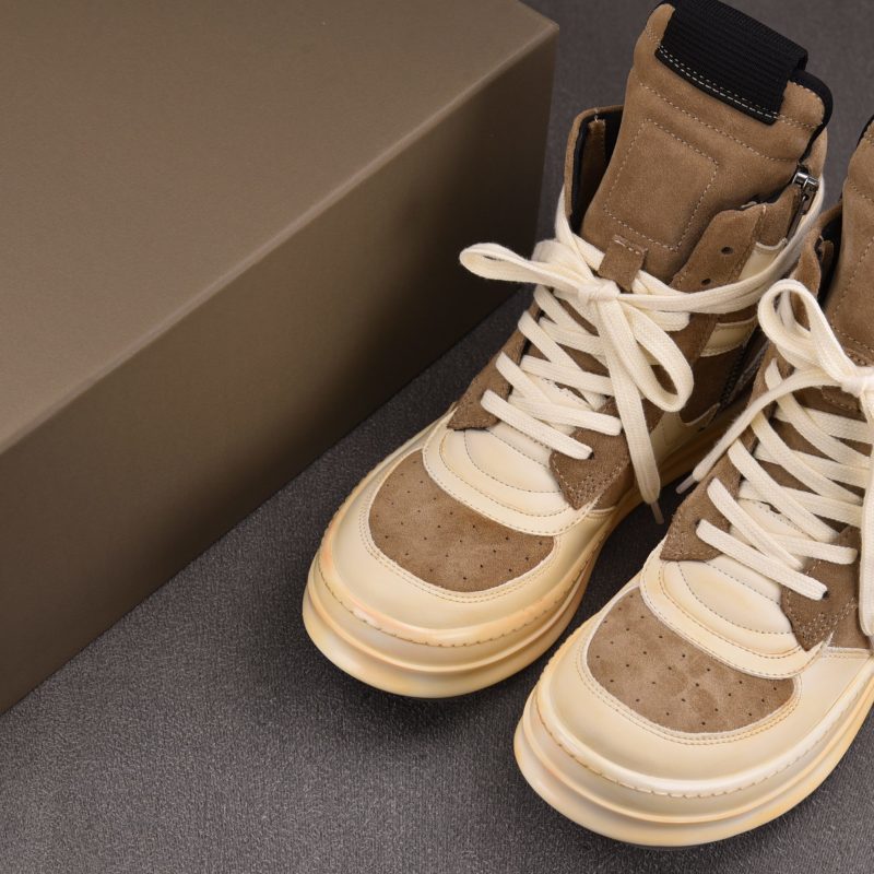 (BEST) Rick Owens Dunk Geobasket Suede Brown