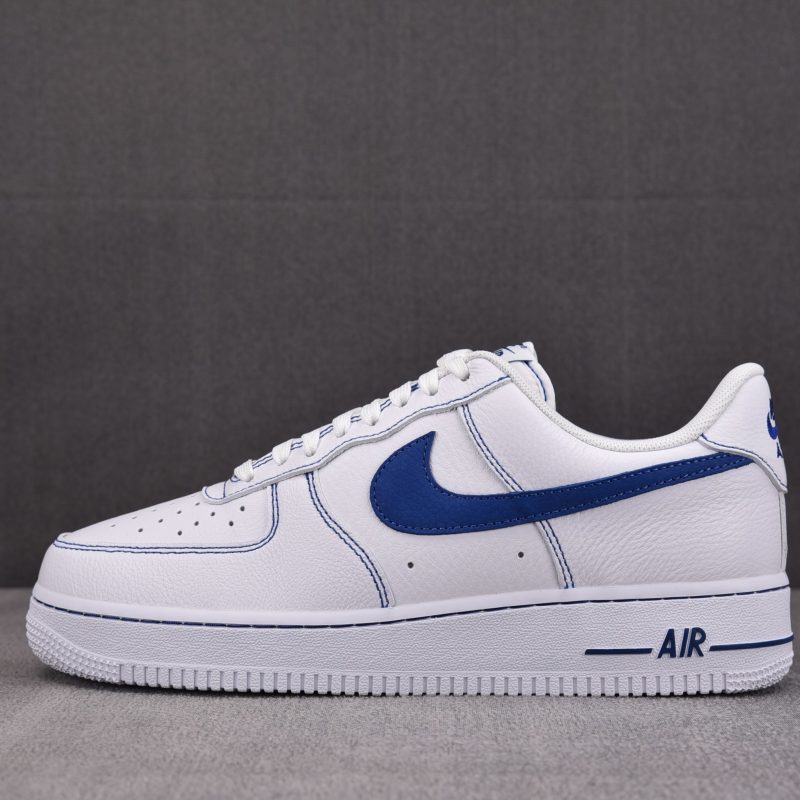 (BEST) Air Force 1 Low '07 LV8 White Deep Royal Blue