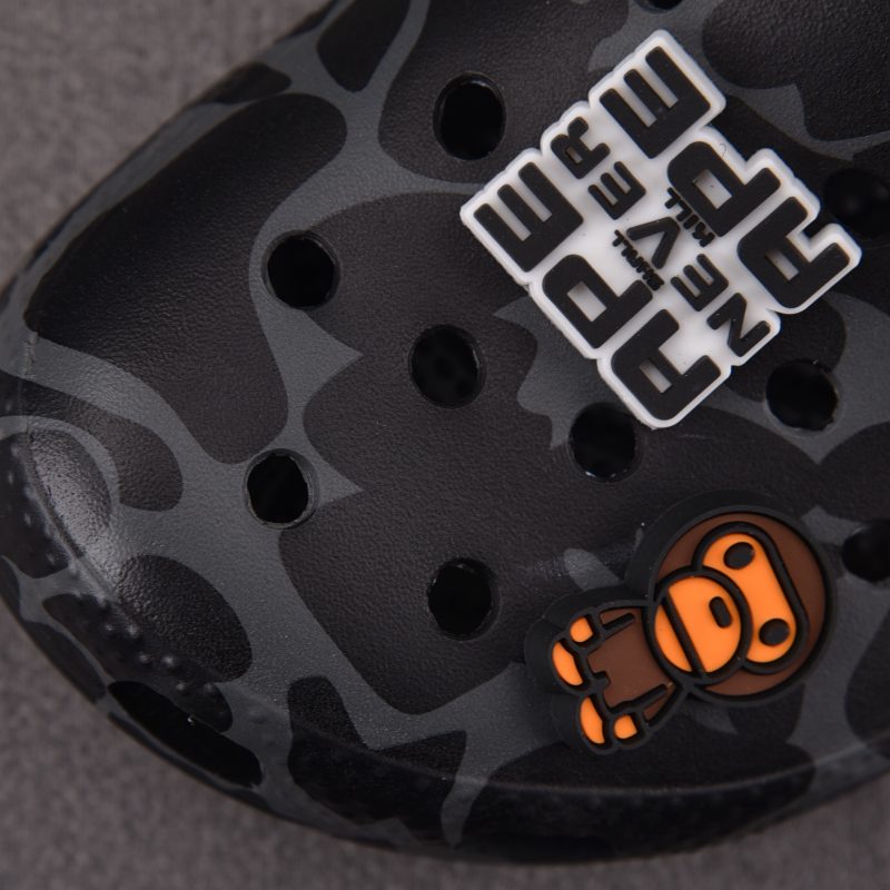 (BEST) BAPE x Crocs Classic Clog 'Black Camo'