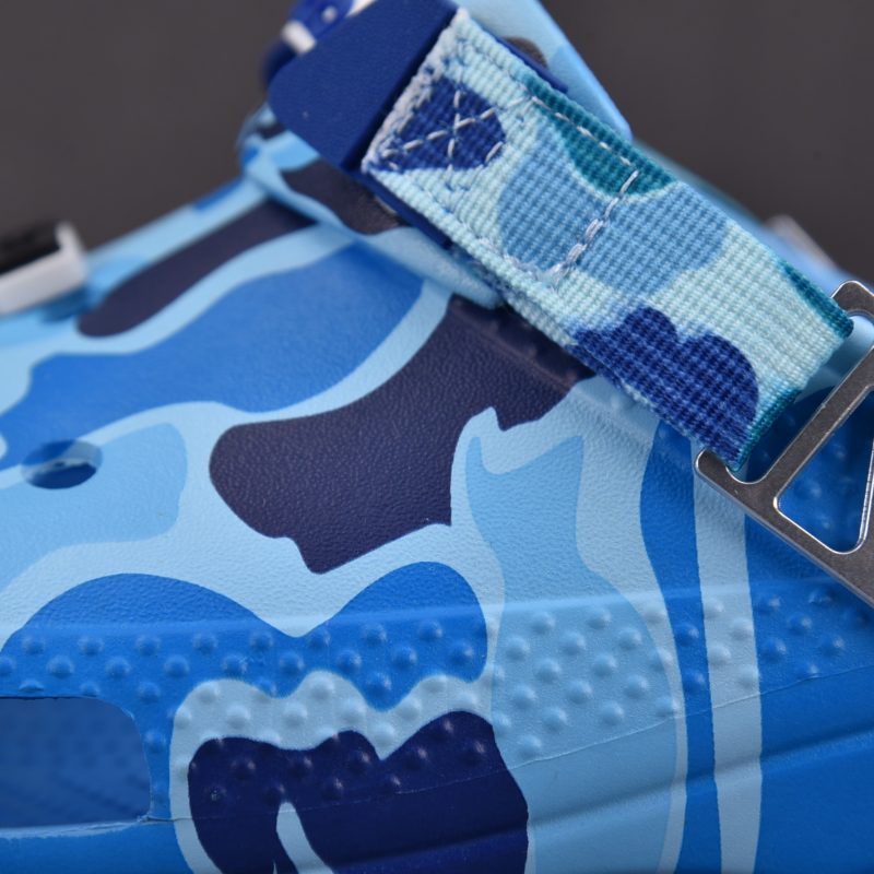 (BEST) BAPE x Crocs Classic Clog 'Blue Camo'